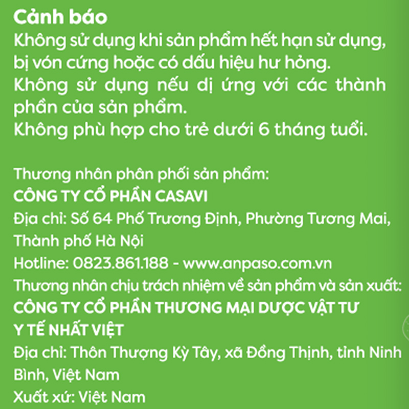 Bột nêm Anpaso vị thịt gà rau củ hũ 50g (từ 6 tháng) 7