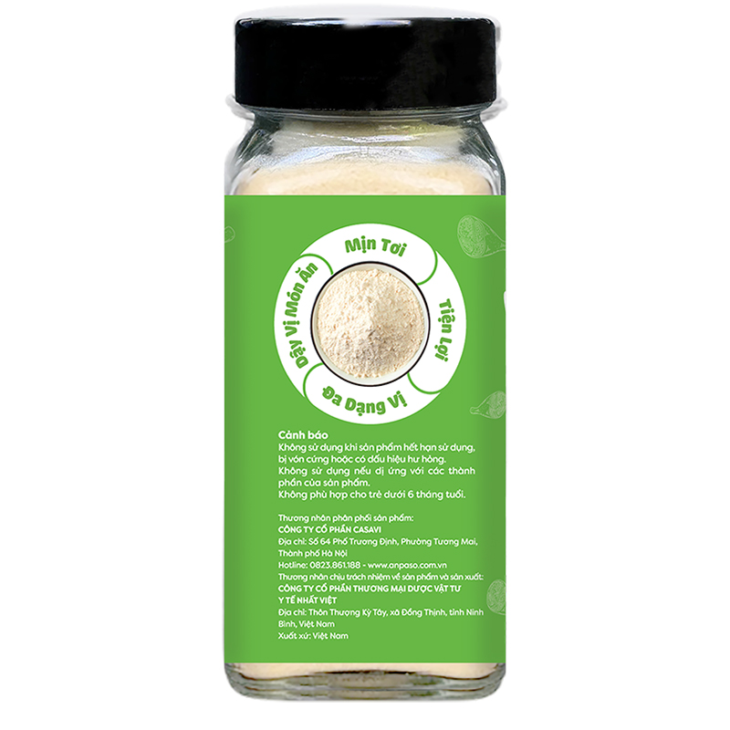Bột nêm Anpaso vị thịt gà rau củ hũ 50g (từ 6 tháng) 11