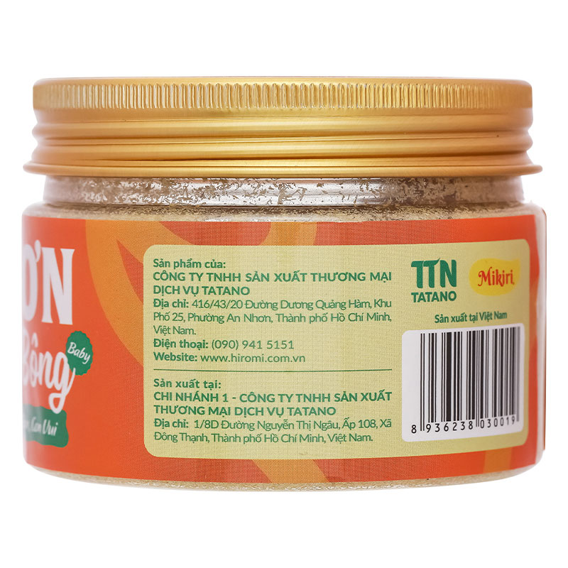 Chà bông lươn Hiromi hũ 40g (từ 8 tháng) 3