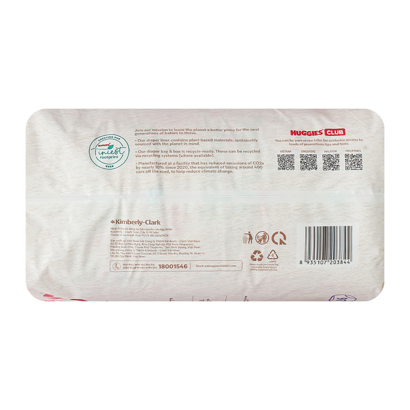 Tã quần Huggies Nature made size XXL 26 miếng (Trên 15 kg) 19