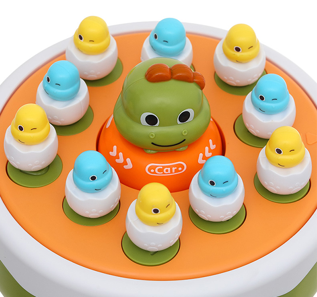 Chất liệu - Đồ chơi bắt và câu khủng long 5in1 PEEK A BOO PAB053