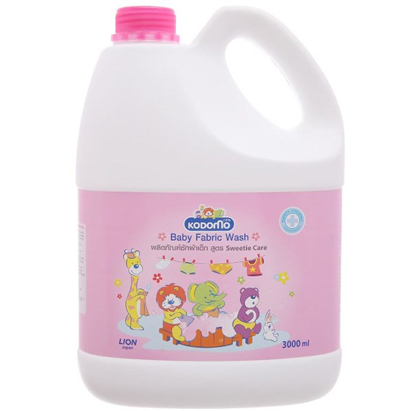 Nước giặt xả cho bé Kodomo Sweetie Care can 3L an toàn, giá tốt - AVAKids.com