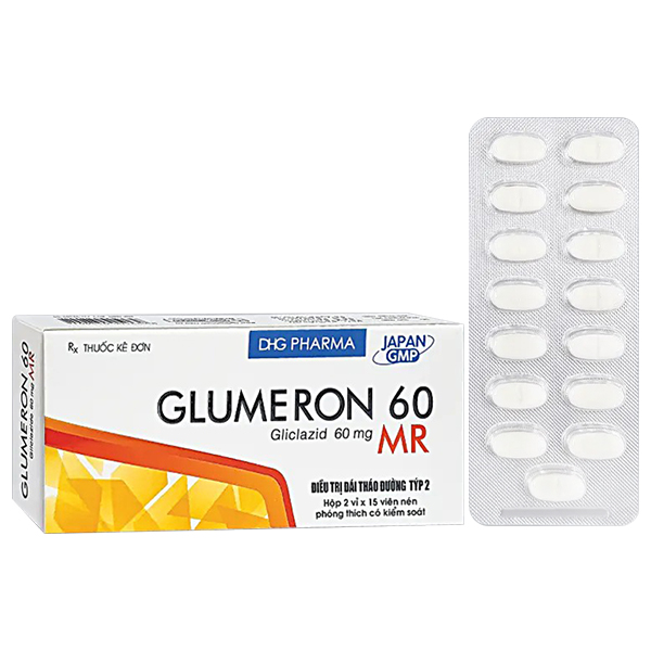 Glumeron 60MR trị đái tháo đường tuýp II