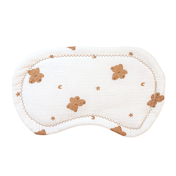 Gối muslin Piumie - Gấu nâu