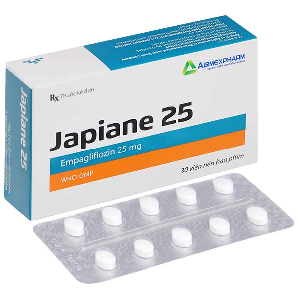 Japiane 25 điều trị đái tháo đường tuýp 2