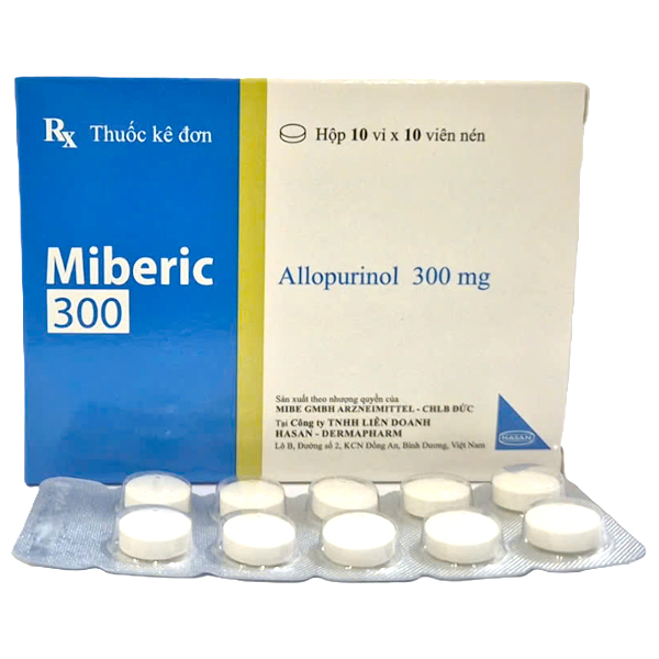 Miberic 300mg thuốc trị gút, tăng acid uric huyết