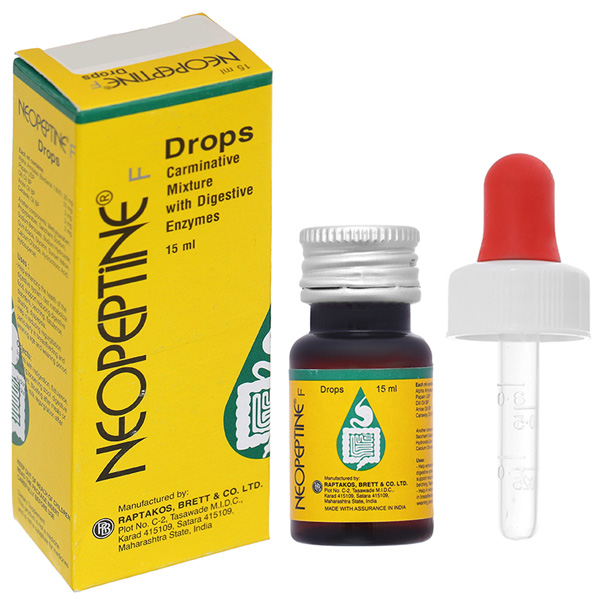 Neopeptine F Drops hỗ trợ tăng cường tiêu hóa