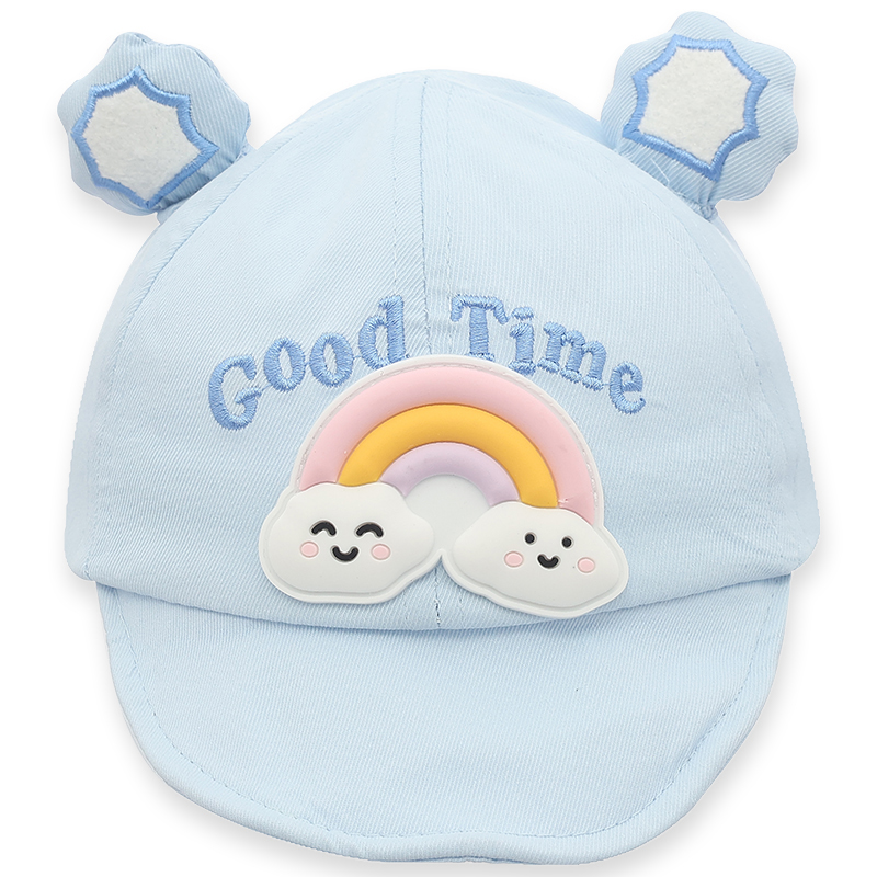 Nón kết cho bé TOP KIDS cầu vồng Good Time màu xanh dương 2