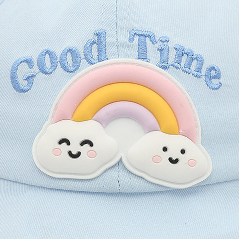 Nón kết cho bé TOP KIDS cầu vồng Good Time màu xanh dương 5