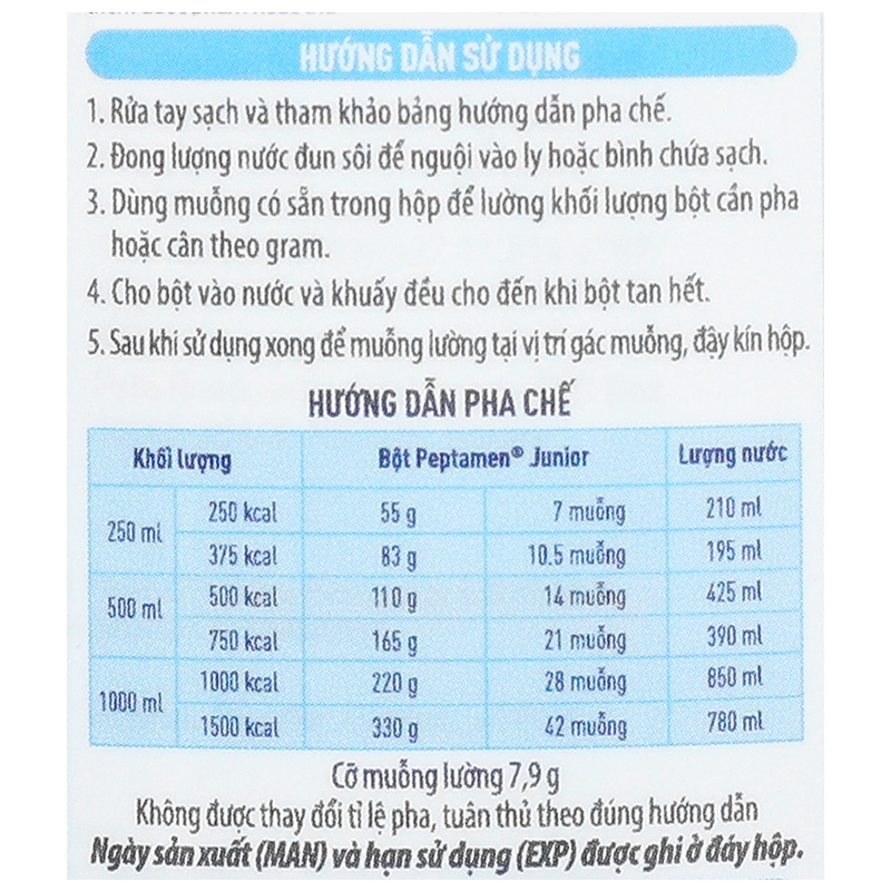 Thực phẩm dinh dưỡng y học Peptamen Junior - 9