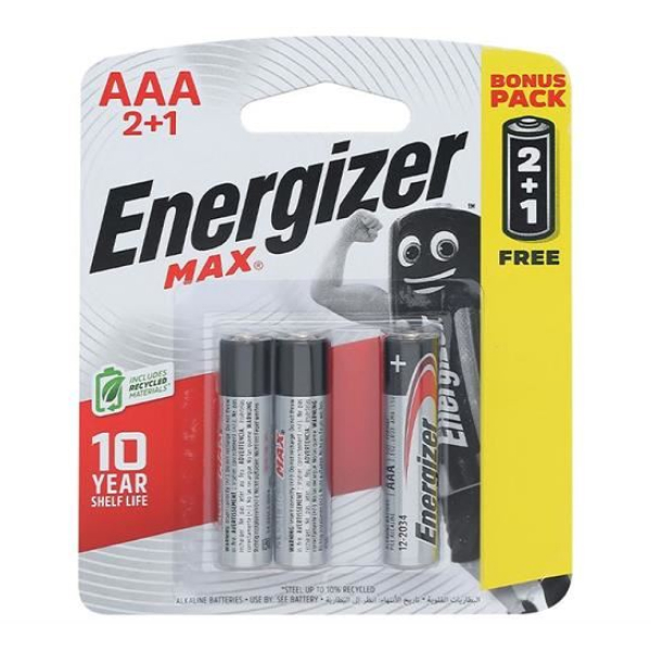 Pin AAA 3 viên Energizer Max E92 BP2+1 - AVAKids.com