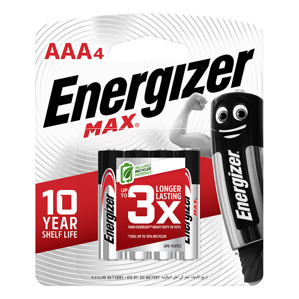 Pin AAA 4 viên Energizer Max E92 BP4 - AVAKids.com
