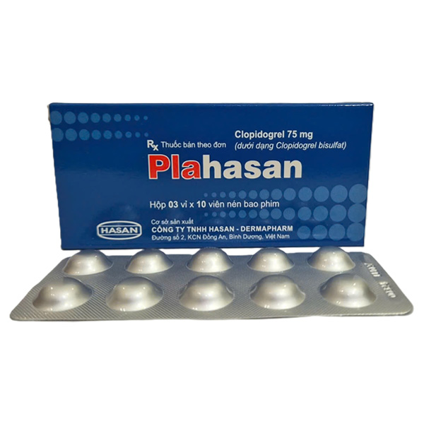 Plahasan 75mg dự phòng biến cố huyết khối động mạch
