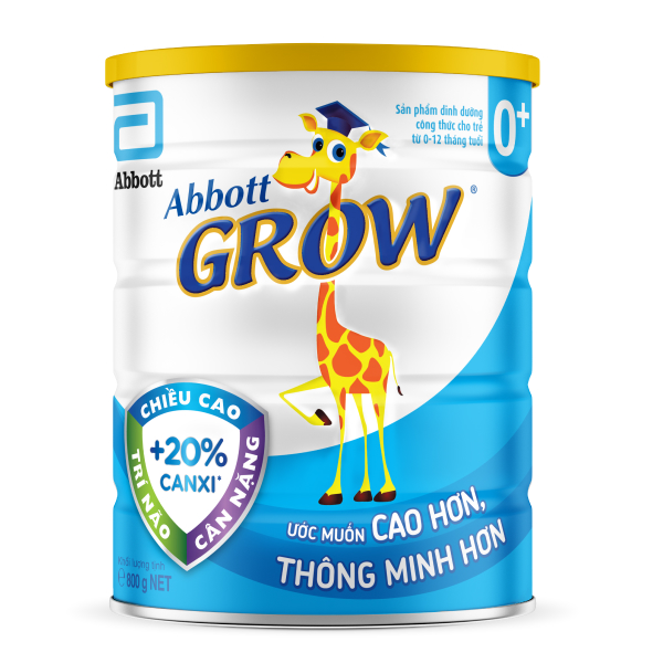 Sữa bột Abbott Grow 0+ 850g (0-12 tháng) chính hãng - AVAKids.com