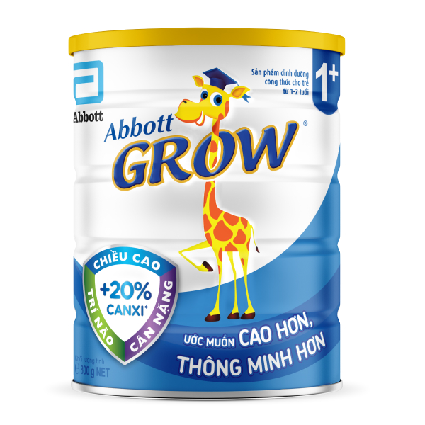 Sữa bột Abbott Grow 1+ hương vani 850g (1-2 tuổi) giá tốt - AVAKids.com