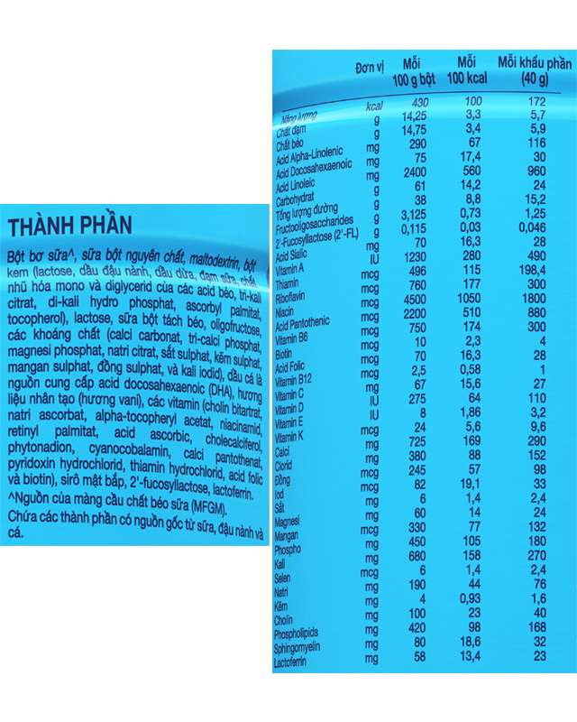 Sữa bột Enfagrow Enspire số 2 850g (1 - 3 tuổi) - TPDD