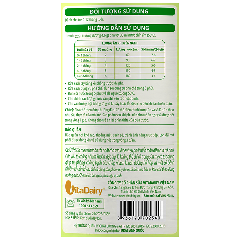 Sữa bột ColosBaby Lactoferrin 0+ (sữa non) hương tự nhiên 800g (0 - 12 tháng) 14