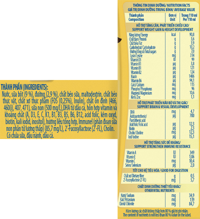 Thùng 24 hộp sữa non pha sẵn Nutifood GrowPLUS+ Colos Immunel - TPDD