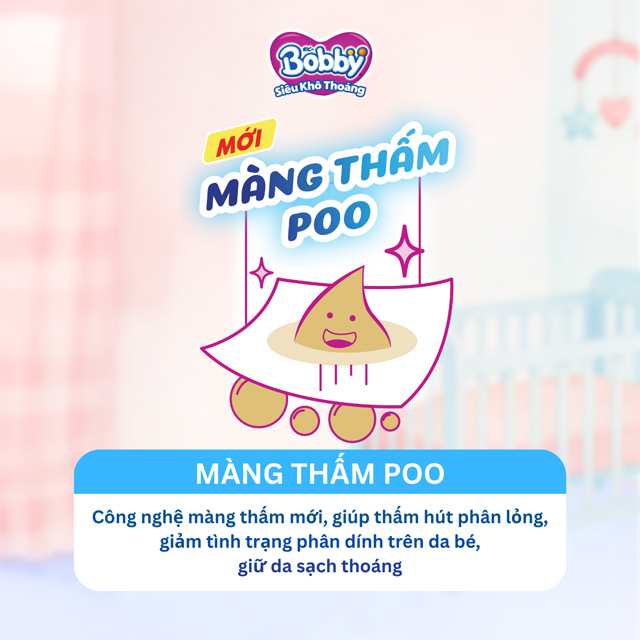Tã dán Bobby size S 80 miếng (4 - 8 kg) - Công nghệ