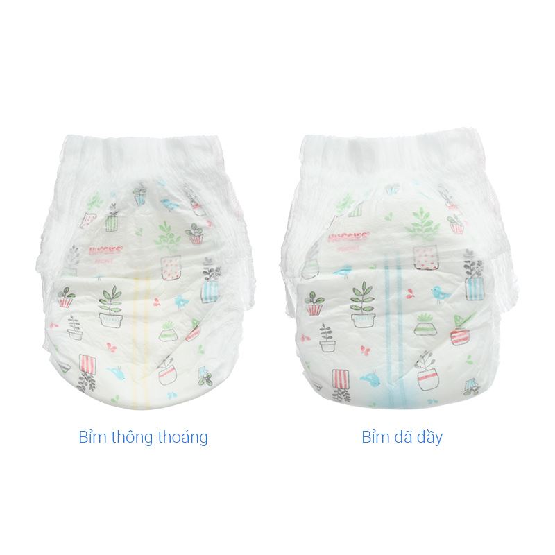 Tã quần Huggies Nature made size L 44 miếng (9 - 14 kg) 12