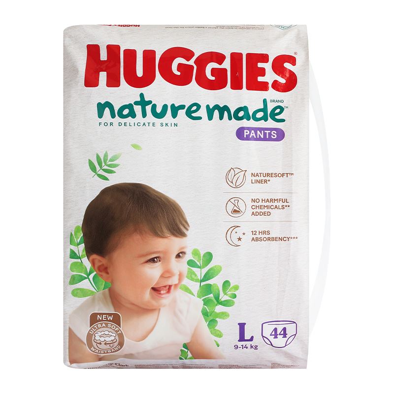 Tã quần Huggies Nature made size L 44 miếng (9 - 14 kg) 2