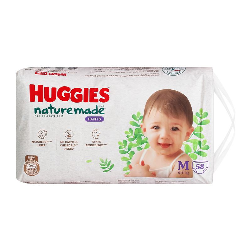 Tã quần Huggies Nature made size M 58 miếng (6 - 11 kg) 2