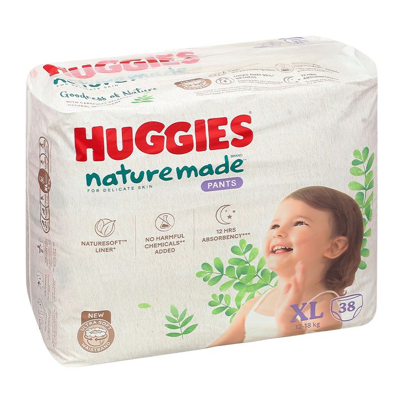 Tã quần Huggies Nature made size XL 38 miếng (12 - 18 kg) 3
