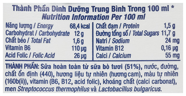 Thùng 48 hộp sữa chua uống tiệt trùng TH true YOGURT TOPKID - TPDD