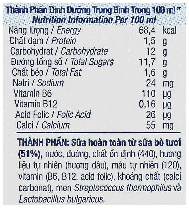 Thùng 48 hộp sữa chua uống tiệt trùng TH true YOGURT TOPKID - TPDD