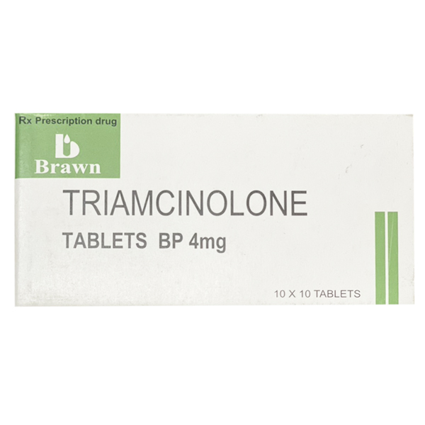 Triamcinolone Brawn 4mg điều trị viêm khớp, lupus ban đỏ