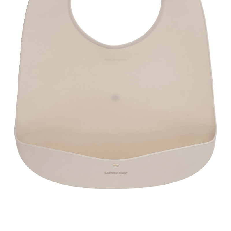 Yếm ăn cho bé silicone Lock&Lock Little Luv LBB430IVY - Màu be (4 - 6 tháng) 2