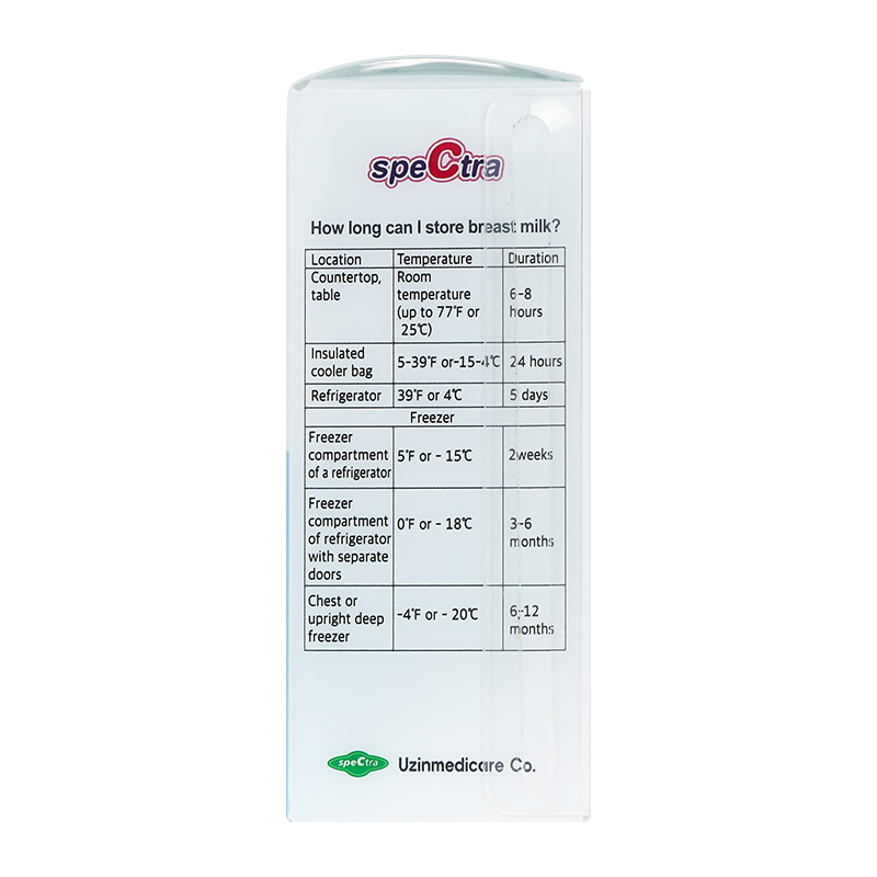 30 túi trữ sữa cảm ứng nhiệt Spectra 200 ml 4