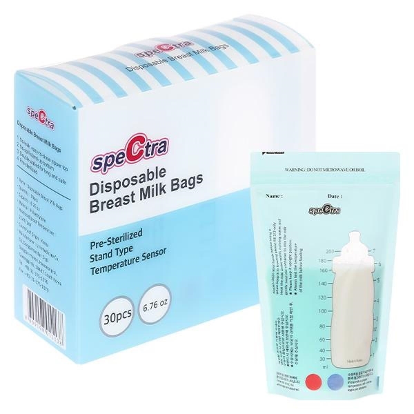 30 túi trữ sữa cảm ứng nhiệt Spectra 200 ml - AVAKids.com