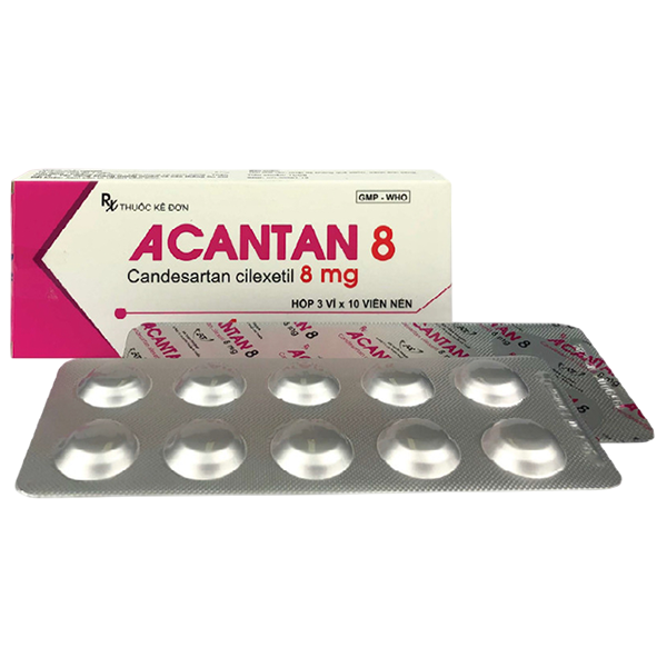 Acantan điều trị tăng huyết áp và suy tim mạn