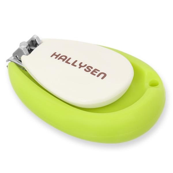 Bấm móng tay nhựa ABS và thép Hallysen - Màu cam - AVAKids.com