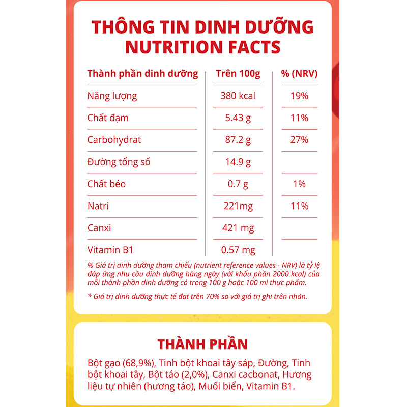 Bánh gạo ăn dặm BABY BOAT Thuyền Xưa vị việt quất hộp 32g (từ 6 tháng) 18