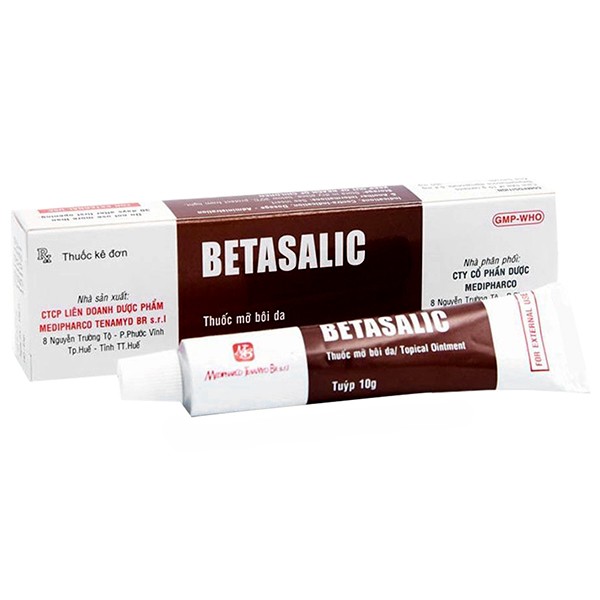 Mỡ bôi da Betasalic điều trị các bệnh ngoài da như vẩy nến, viêm da, eczema