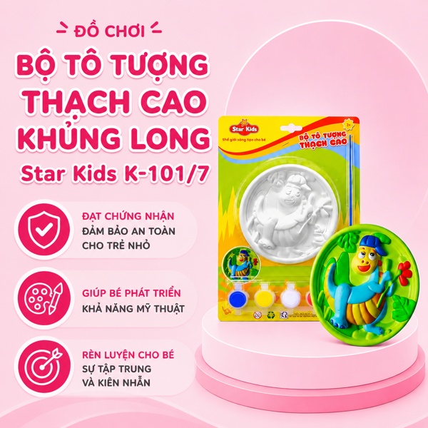 Bộ đồ chơi tô tượng thạch cao cá nemo Star Kids K-101/3 5