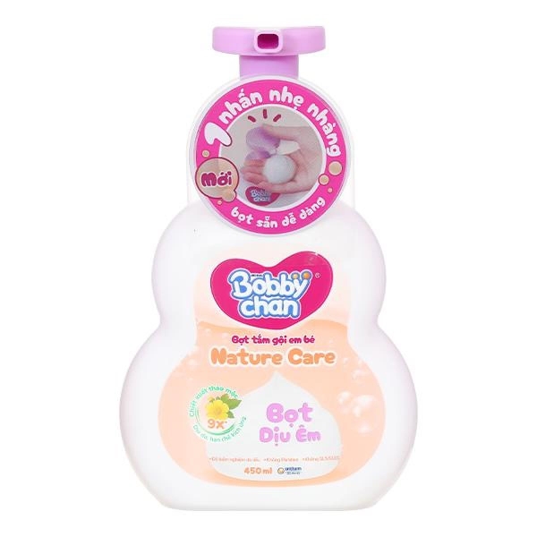 Bọt tắm & gội 2in1 cho bé BobbyChan Nature Care