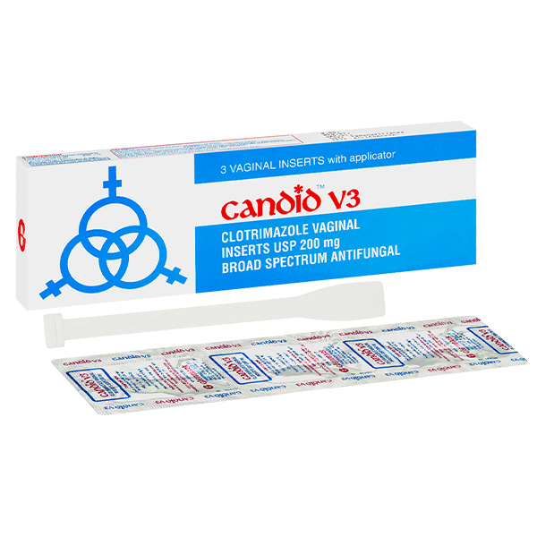 Viên đặt âm đạo Candid V3 điều trị bệnh nhiễm Candida