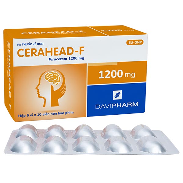 Cerahead-F 1200mg điều trị chóng mặt, suy giảm trí nhớ