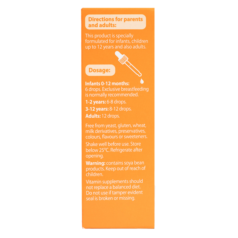 Combo 2 thực phẩm bổ sung Nature's Way Kids Smart Drops Vitamin D3+K2 hỗ trợ hấp thu canxi, 11 ml dạng nhỏ giọt (từ 0 tháng) 4