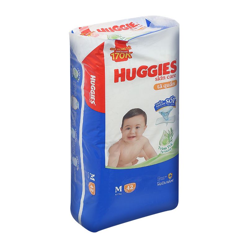 Tã quần Huggies Skincare Jumbo size M 42 miếng (6 - 11 kg) 18