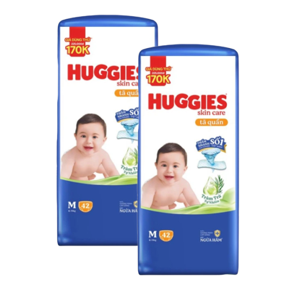 Tã quần Huggies Skincare Jumbo size M 42 miếng (6 - 11 kg) 15
