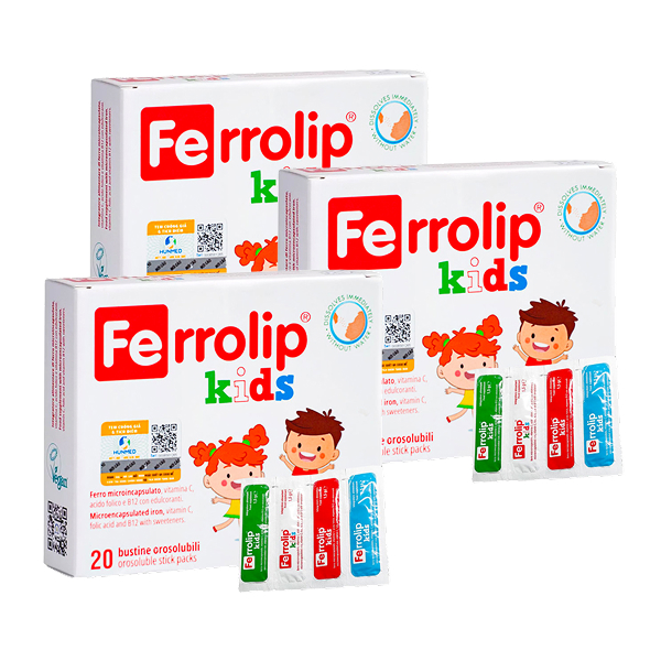 Combo 3 Ferrolip Kids bổ sung sắt