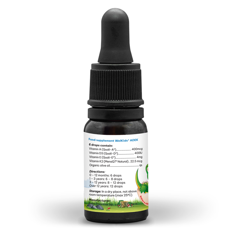 Combo 3 thực phẩm bảo vệ sức khỏe Welkids Adek D3K2 hỗ trợ tăng sức đề kháng, 10 ml dạng nhỏ giọt (từ 0 tháng) 8