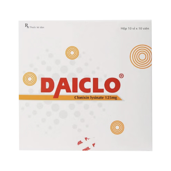 Daiclo 125mg giảm các triệu chứng đau từ nhẹ đến vừa