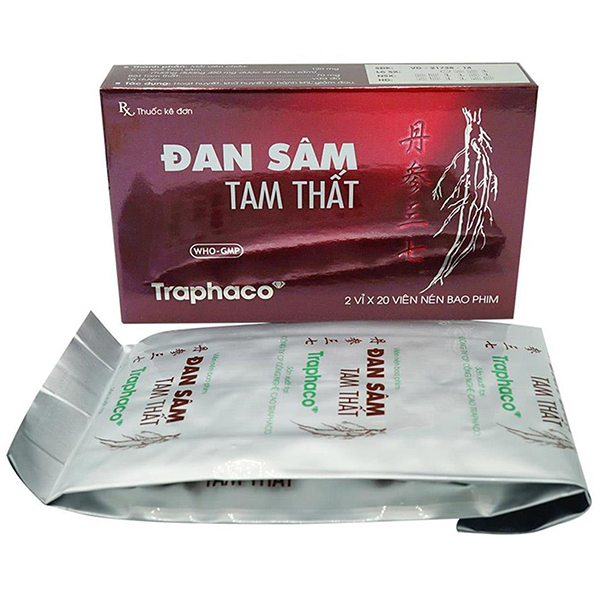 Đan Sâm Tam Thất Traphaco giúp phòng và trị chứng đau thắt ngực