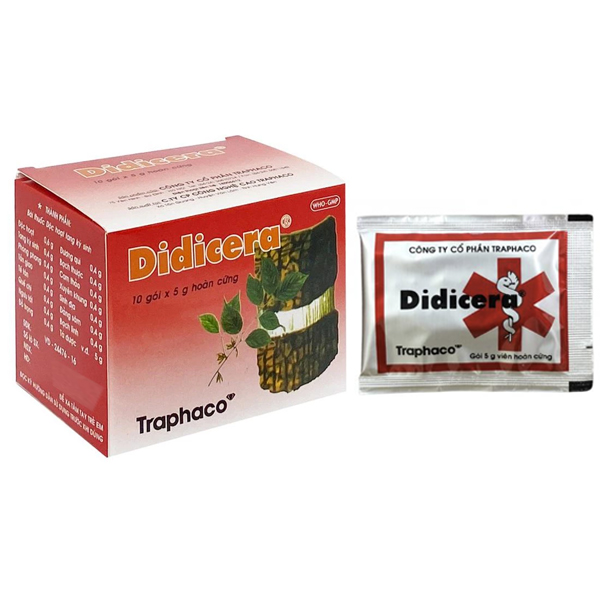 Didicera trừ phong thấp, bổ khí huyết, bổ can thận