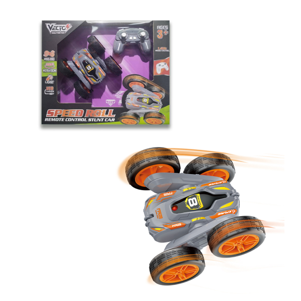Đồ chơi điều khiển siêu xe biểu diễn Speed Roll VECTO VT1501B/OR - Cam
